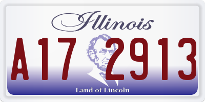 IL license plate A172913
