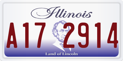 IL license plate A172914