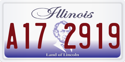 IL license plate A172919