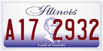 IL license plate A172932