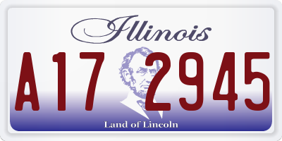 IL license plate A172945
