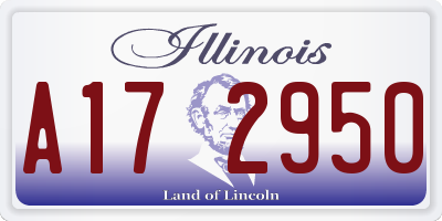 IL license plate A172950