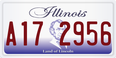 IL license plate A172956