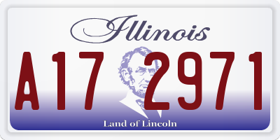 IL license plate A172971
