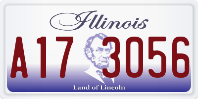 IL license plate A173056