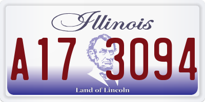 IL license plate A173094