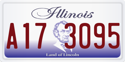 IL license plate A173095