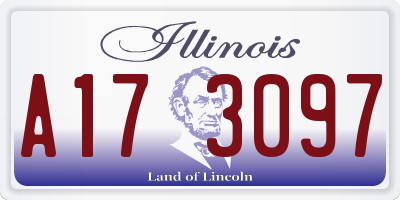 IL license plate A173097