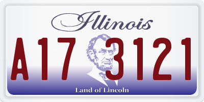 IL license plate A173121