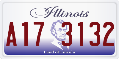 IL license plate A173132