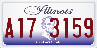 IL license plate A173159