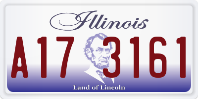 IL license plate A173161