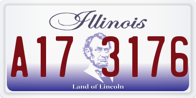 IL license plate A173176
