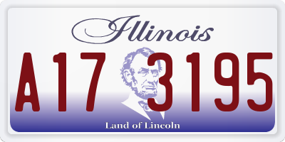 IL license plate A173195