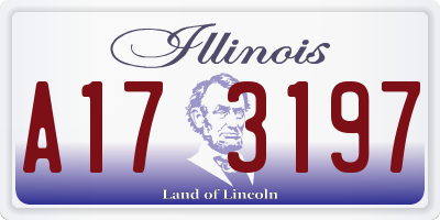IL license plate A173197