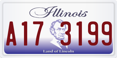 IL license plate A173199