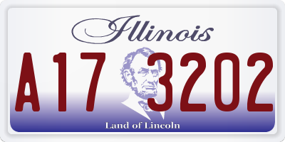 IL license plate A173202