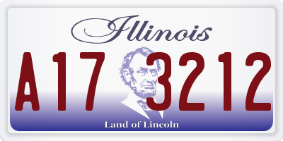 IL license plate A173212