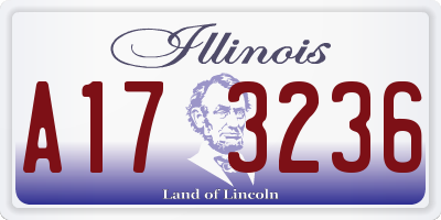 IL license plate A173236