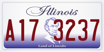 IL license plate A173237