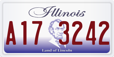 IL license plate A173242