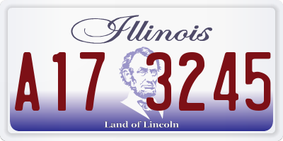 IL license plate A173245