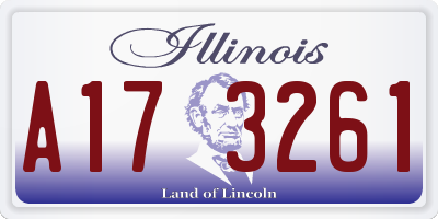 IL license plate A173261