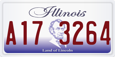 IL license plate A173264
