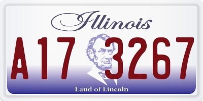 IL license plate A173267