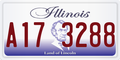 IL license plate A173288