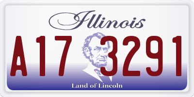 IL license plate A173291
