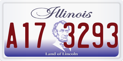 IL license plate A173293