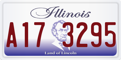 IL license plate A173295