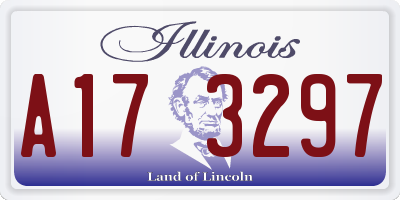 IL license plate A173297
