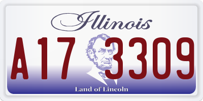 IL license plate A173309