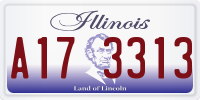 IL license plate A173313