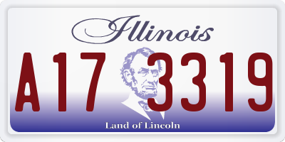IL license plate A173319