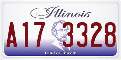 IL license plate A173328