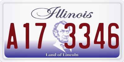 IL license plate A173346