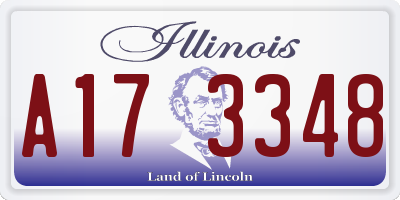 IL license plate A173348