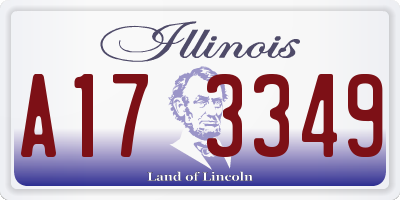 IL license plate A173349