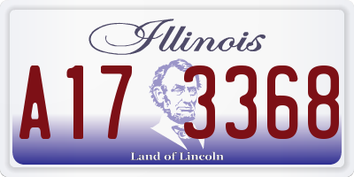 IL license plate A173368