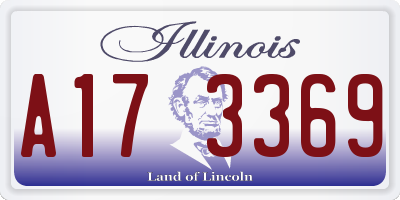 IL license plate A173369
