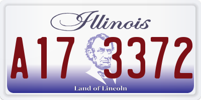 IL license plate A173372