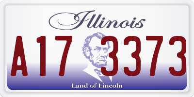 IL license plate A173373