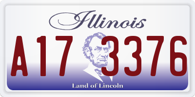 IL license plate A173376