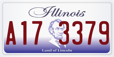 IL license plate A173379