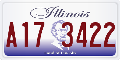 IL license plate A173422