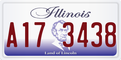 IL license plate A173438