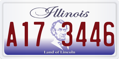 IL license plate A173446